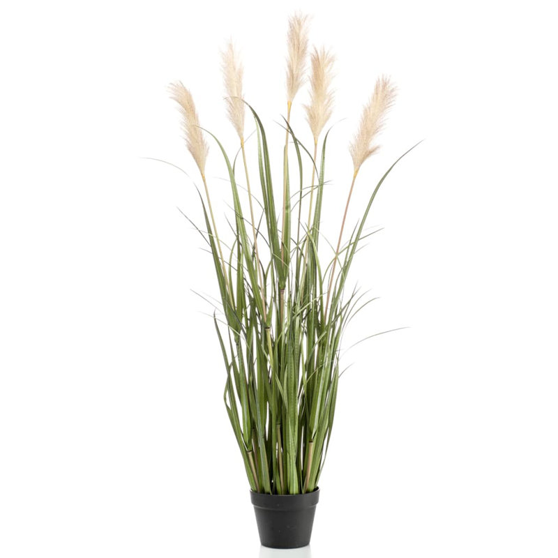 The Seasonal Aisle 120cm Artificial Pampas Grass Plant in Pot Wayfair